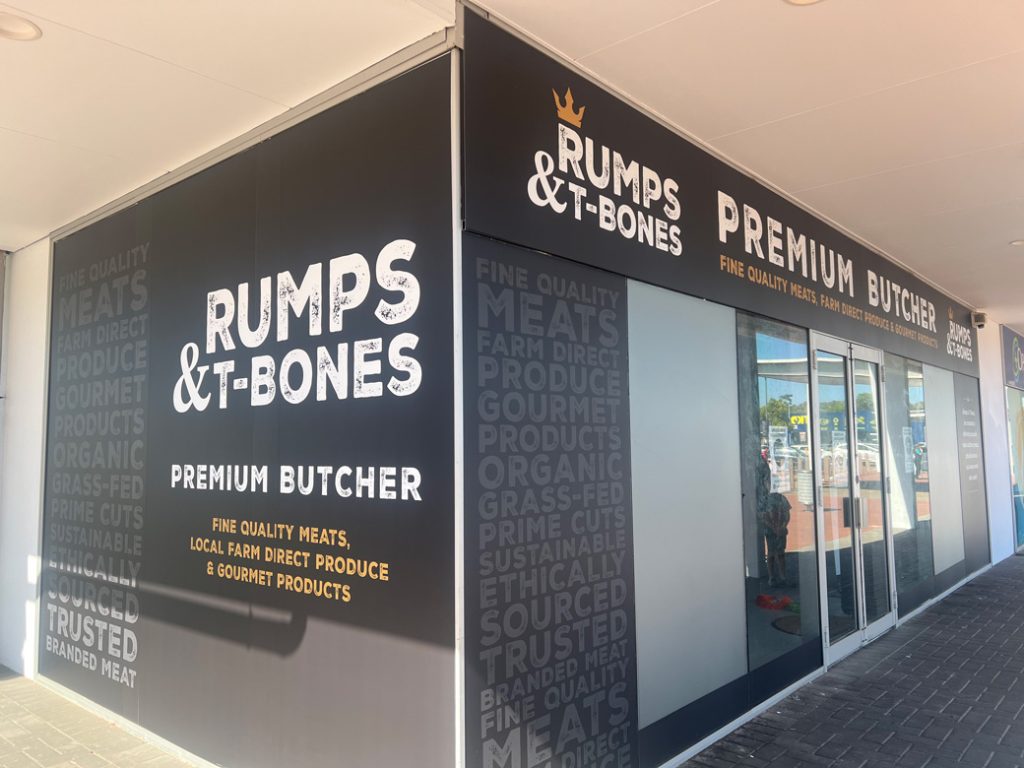 Rumps and T-bones shop front